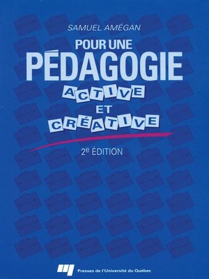 cover image of Pour une pédagogie active et créative